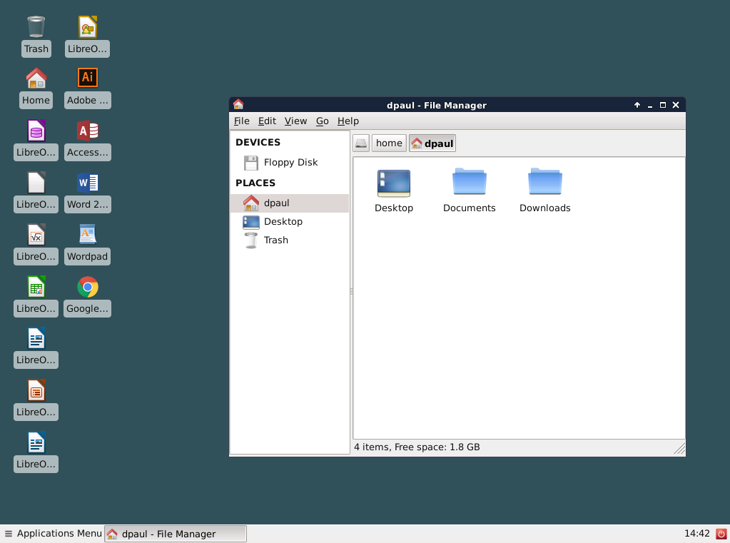 Personal user profile on Linux